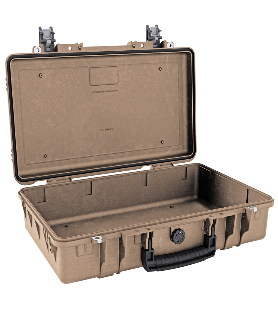 Kohver 550x350x145mm, veekindel, liivakarva, IP67, 2.35kg