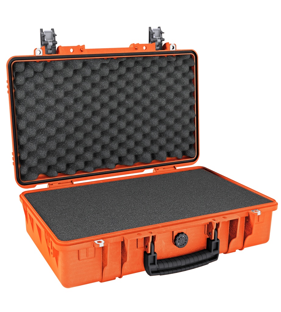 Kohver 550x350x145mm, veekindel, oranž, vahuga, IP67, 2.85kg