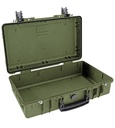 Case 550x350x170mm, Waterproof, Green, IP67, 2.55kg