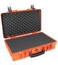 Kohver 550x350x170mm, veekindel, oranž, vahuga, IP67, 3.05kg