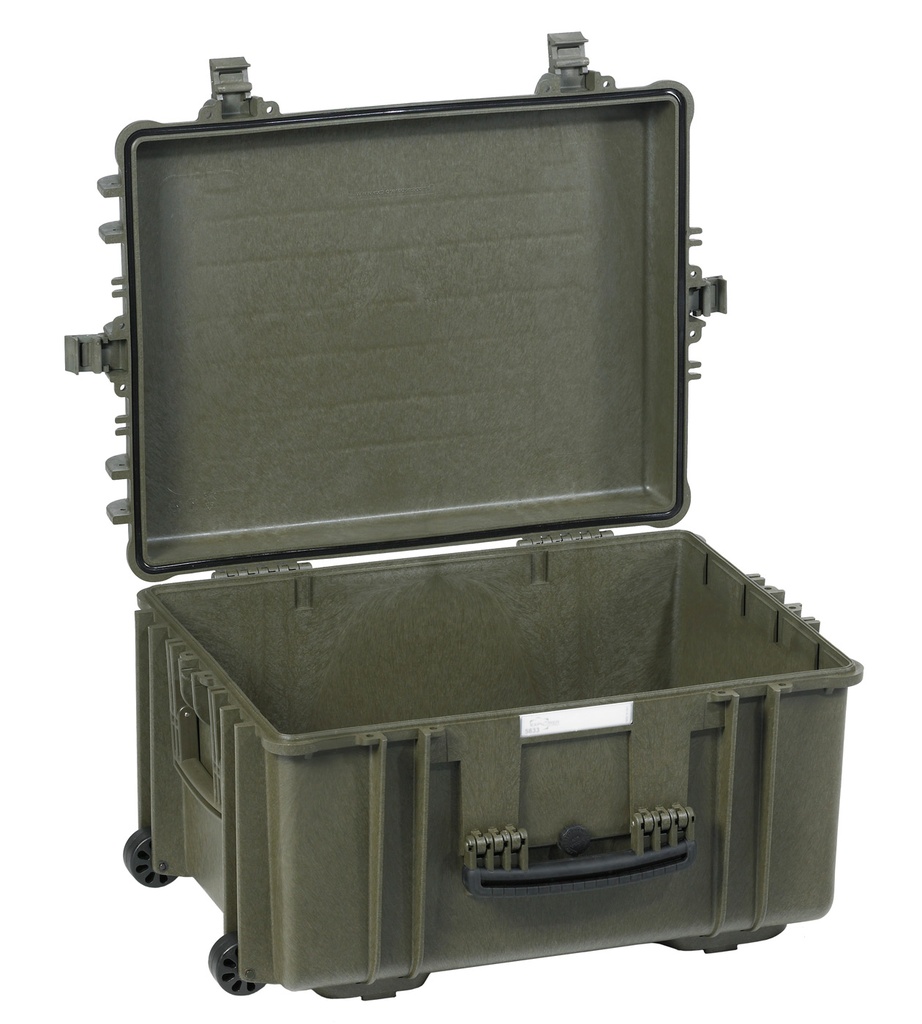 Kohver 670x510x372mm, veekindel, roheline, ratastega, IP67, 10.54kg