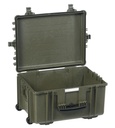 Case 670x510x372mm, Waterproof, Green, Wheels, IP67, 10.54kg