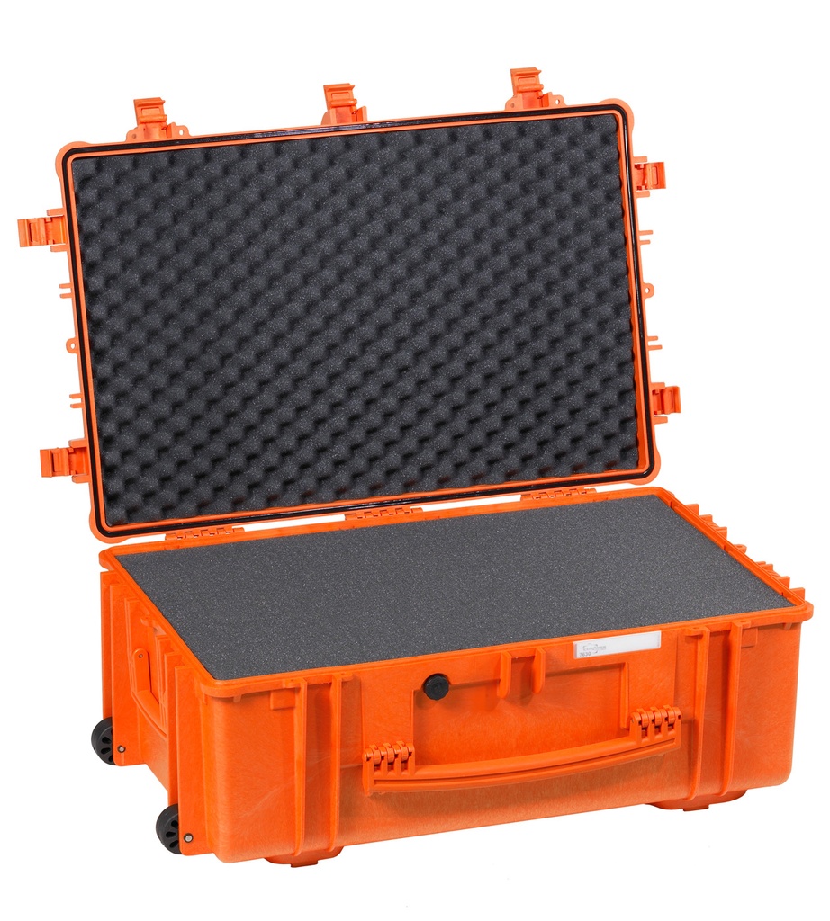 Tööriistakast 860x560x355mm veekindel, oranž, vahuga, 16.39kg, IP67