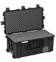 Kohver 832x466x369mm, veekindel, must, vahuga, ratastega, IP67, 11.8kg