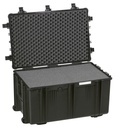 Tööriistakast 860x560x4460mm veekindel, must, vahuga, 18.87kg, ratastega