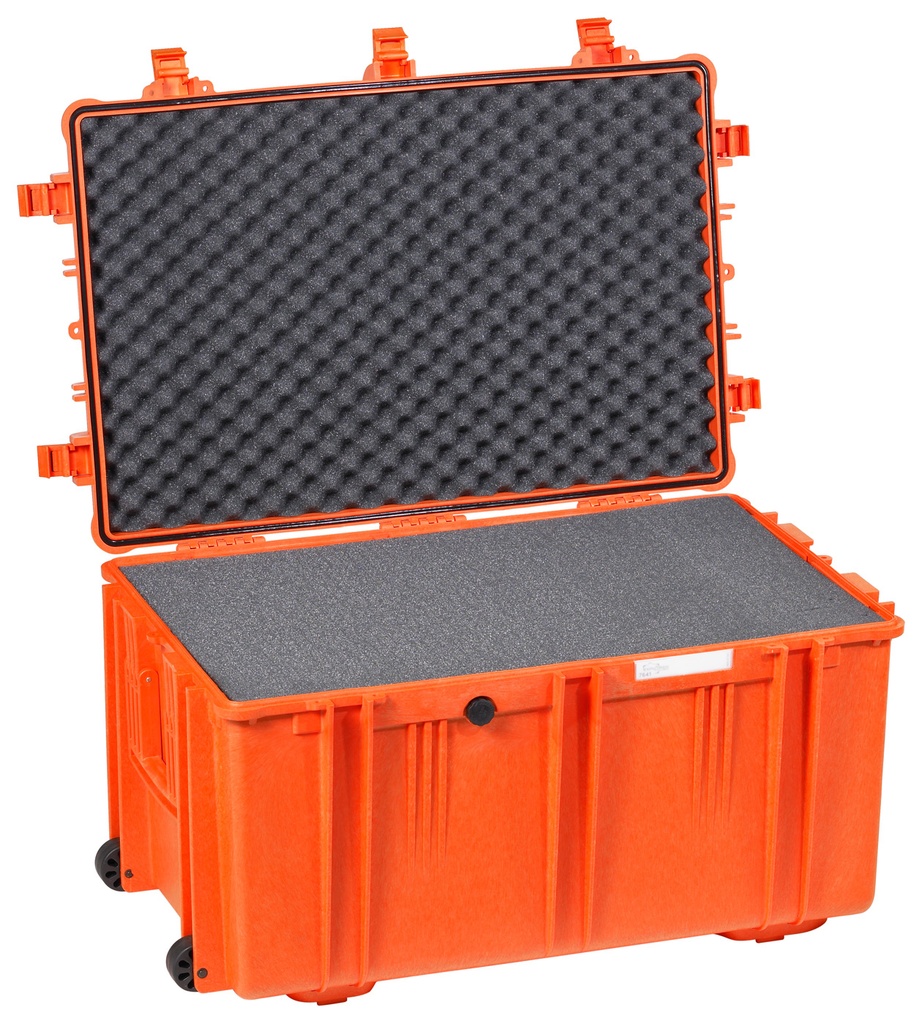 Kast 860x560x460mm, veekindel, oranž, vahuga, ratastega, IP67, 18.87kg
