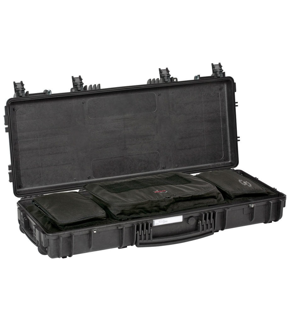 Kohver 989x415x157mm, veekindel, must, relvakotiga, IP67, 7.8kg