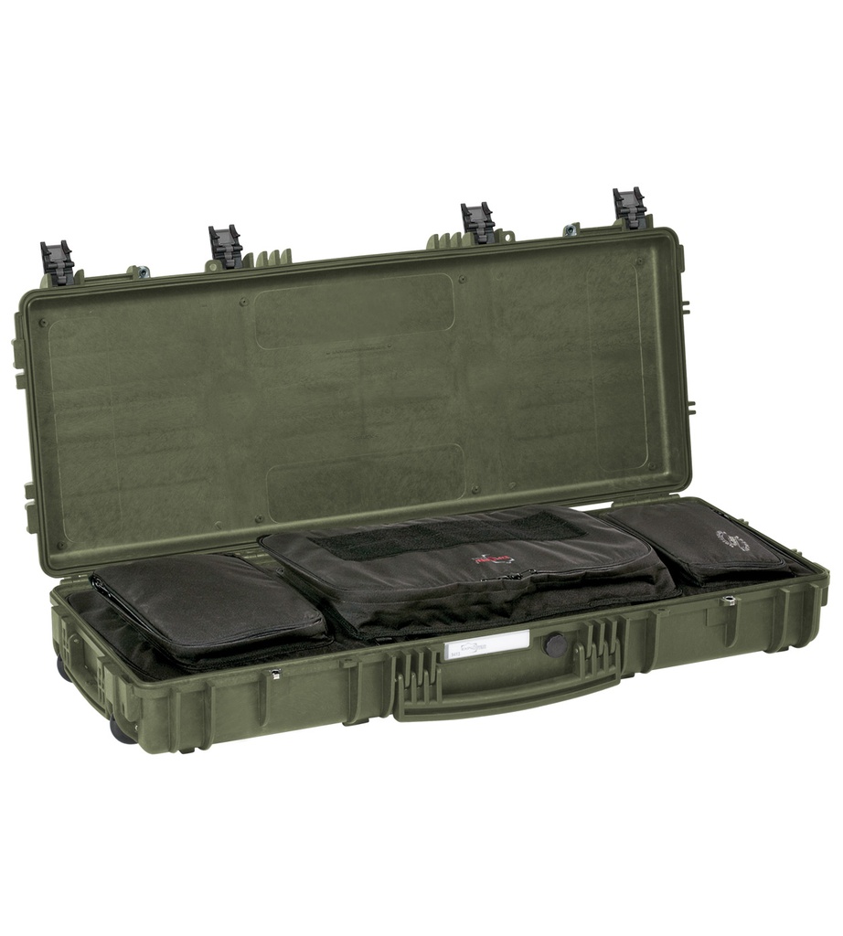 [9413.GGB] Kohver 989x415x157mm, veekindel, roheline, relvakotiga, IP67, 7.8kg