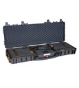 Tactical gun case 1189x415x159mm, Waterproof, Black, 2x Gun bag, 8.8kg