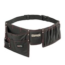 Tool belt with pouches, padded, adjustable