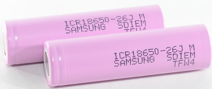 [ICR18650-26J3] Re-battery Li-Ion, 18650 3.7V, 2600mAh; Ø18.4x65mm; 10A
