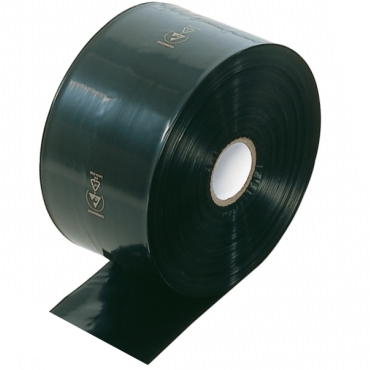 TUBING - Black conductive -  75µm - 400mm width - 500mt Roll