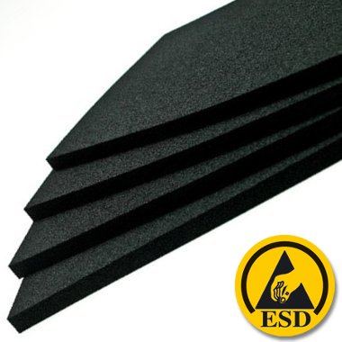 FOAM - Hard Black Conductive  for i.c. - 10mmX1mtX1m  Sheet