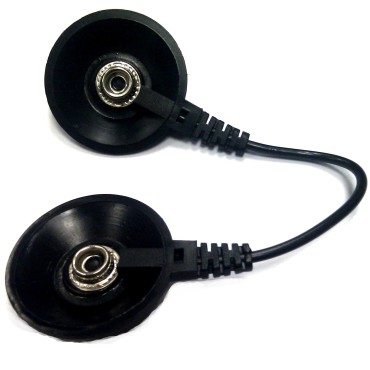 [ITE 7804.878] GROUNDING CORD 15cm - 10mm press stud/10mm press stud - without R