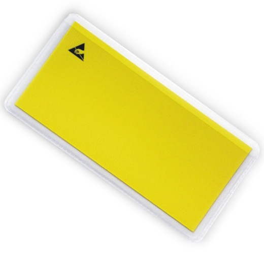 [ITE 7804.918] LABEL HOLDER  Transparent Adhesive with label 47x100 mm