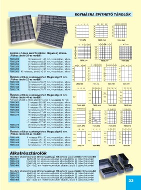 INTERNAL TRAY for Mod.20 drawer   36 compartments