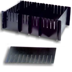 DIVIPRINT - LABEPLAST conductive divider, length 350, height 300, pitch 30mm, 11 slits