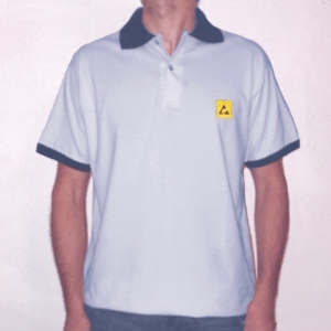 [ITE 7807.716] DISSIPATIVE POLO-SHIRT light grey colour - XXL