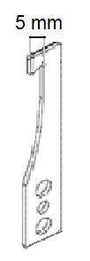 Terad .sep3.1060015 - L Blade  5x1,4mm