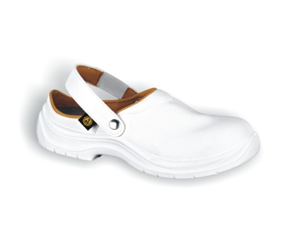 Dissipative Footwear S-CLOG - WHITE  composite toecap - 45
