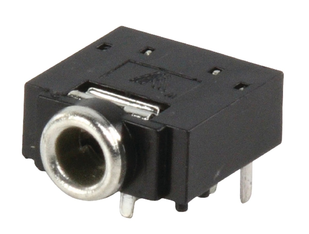 Stereo 3.5mm pesa plaadile, lülitiga, kõrgus 5mm, JC-128