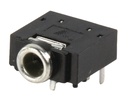 Stereo 3.5mm pesa plaadile, lülitiga, kõrgus 5mm, JC-128