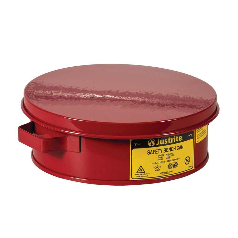 [JUT10295RD] Safety Bench Cans - 2.0 Liter (Red)