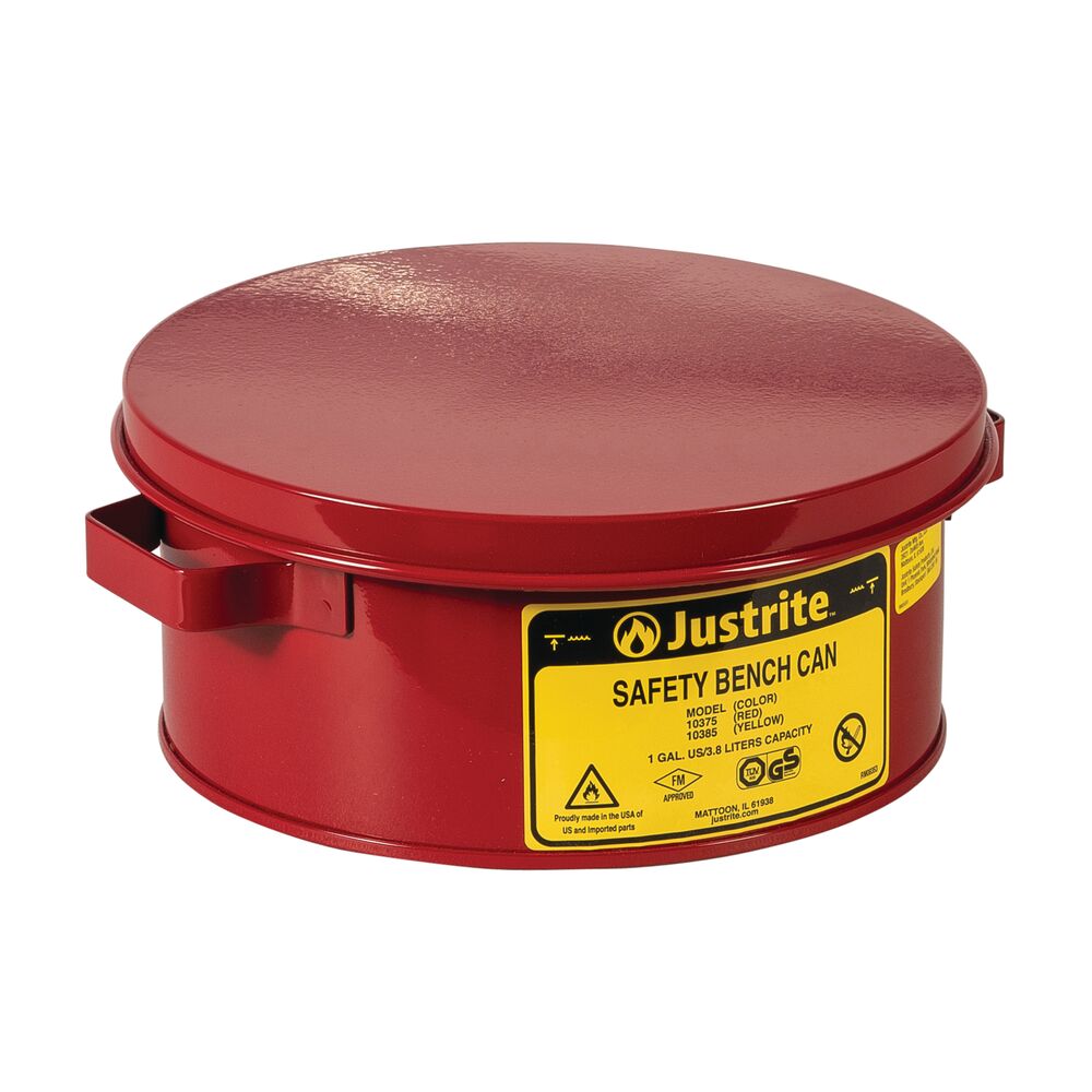 [JUT10375RD] Safety Bench Cans - 4.0 Liter (Red)