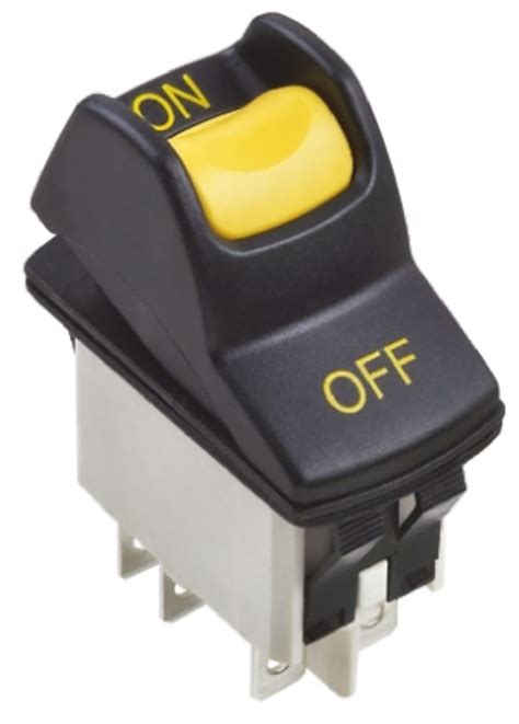 Rocker Switch, DPST 5A 24V dc, Panel Mount, Snap-In, On-On, IP68