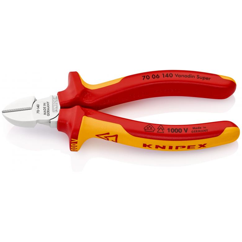 Diagonal Cutter 140mm, chrome blades, 1000V