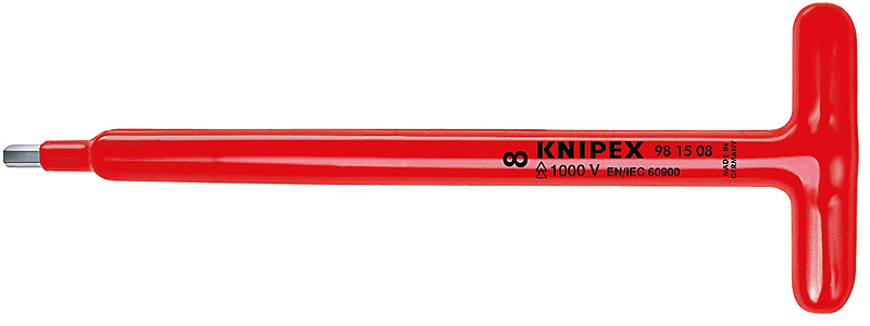 [981508] Screwdriver for hexagon socket screws With T-handle 8,0mm 1000V