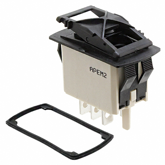 [KR49CAKXXG] Klahvlüliti, DPDT 5A 24V dc, paneelile, Snap-In, On-Off-On, IP68