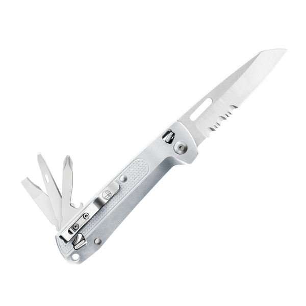 Taskunuga Leatherman FREE K2X, 8 tööriista, hõbe, nailonvutlar