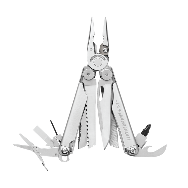 Multitööriist Leatherman Wave PLUS, 18 tööriista, hõbe