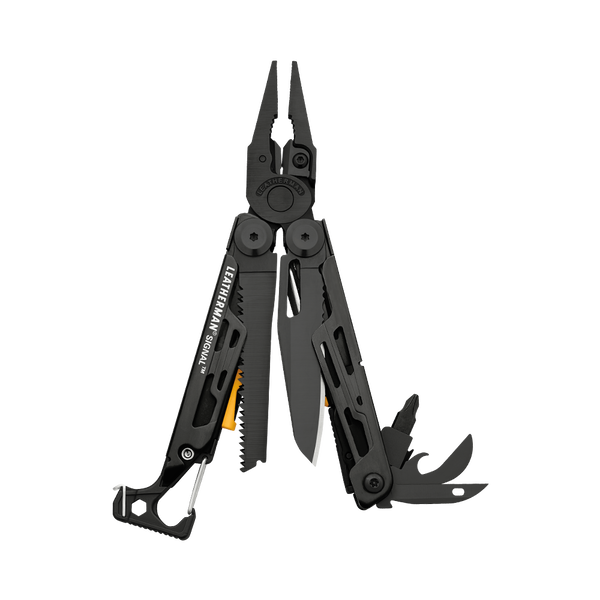 [832586] Multitööriist Leatherman Signal, 19 tööriista, must, must nailonvutlar L