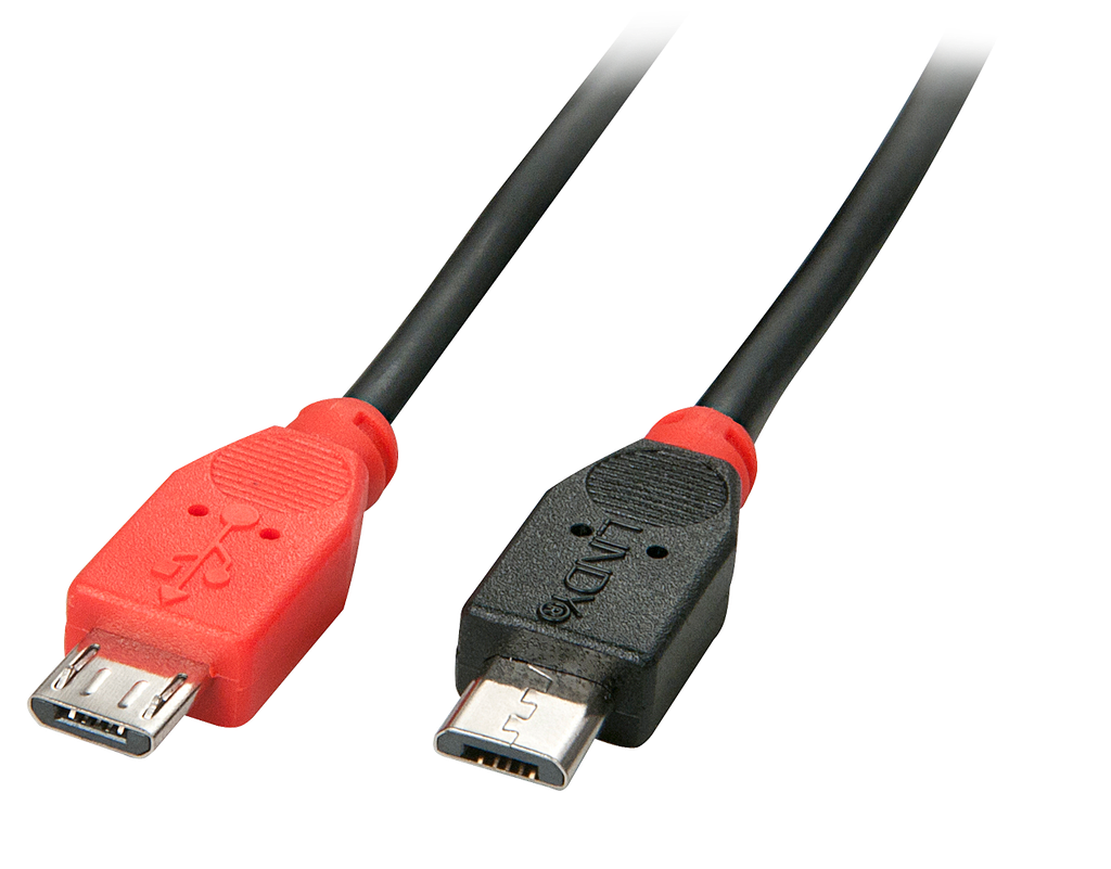 USB 2.0 kaabel Micro B 2.0m OTG, must