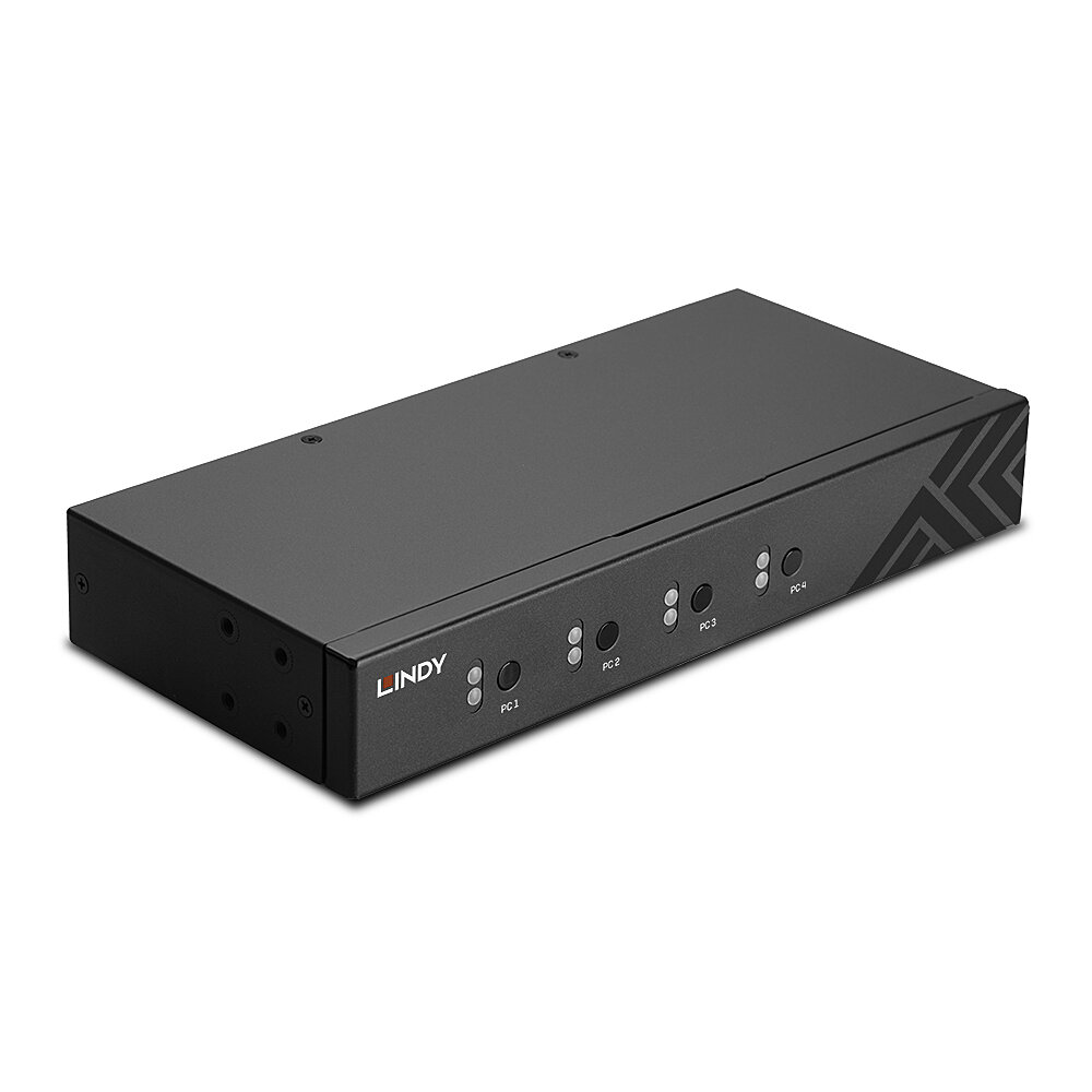 KM switch: 4 porti, USB 2.0, Heli,