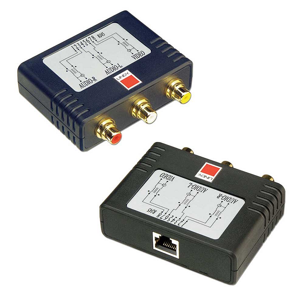 [32535] Composite Video AV Extender - CAT5e/6, up to 600m
