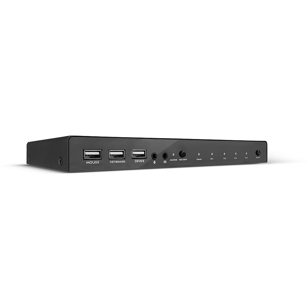 KVM switch: 4 porti, HDMI, USB 2.0, Heli, kuni 4K@60Hz