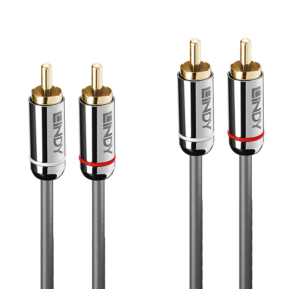 [35349] 2xRCA kaabel 10.0m, kullatud kontaktid, PVC ja Halogeeni vaba CROMO