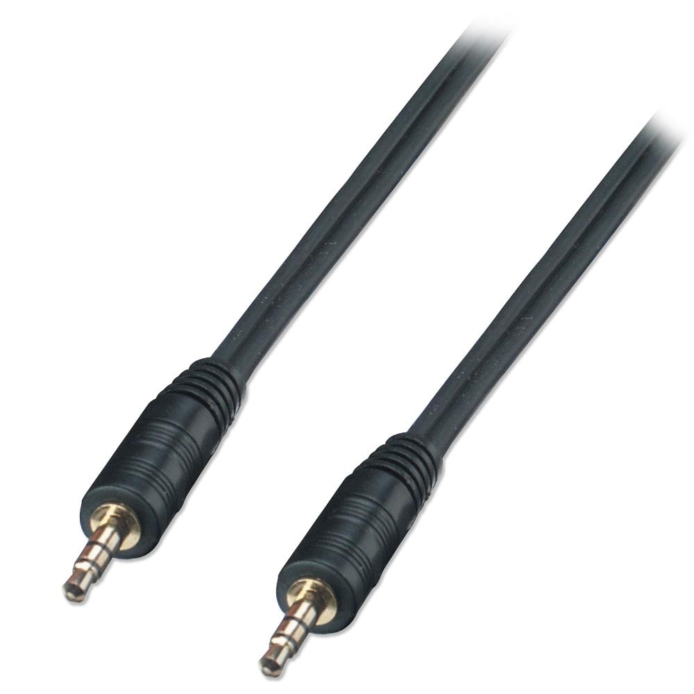 [35644] 3.5mm kaabel 5.0m, must, PREMIUM
