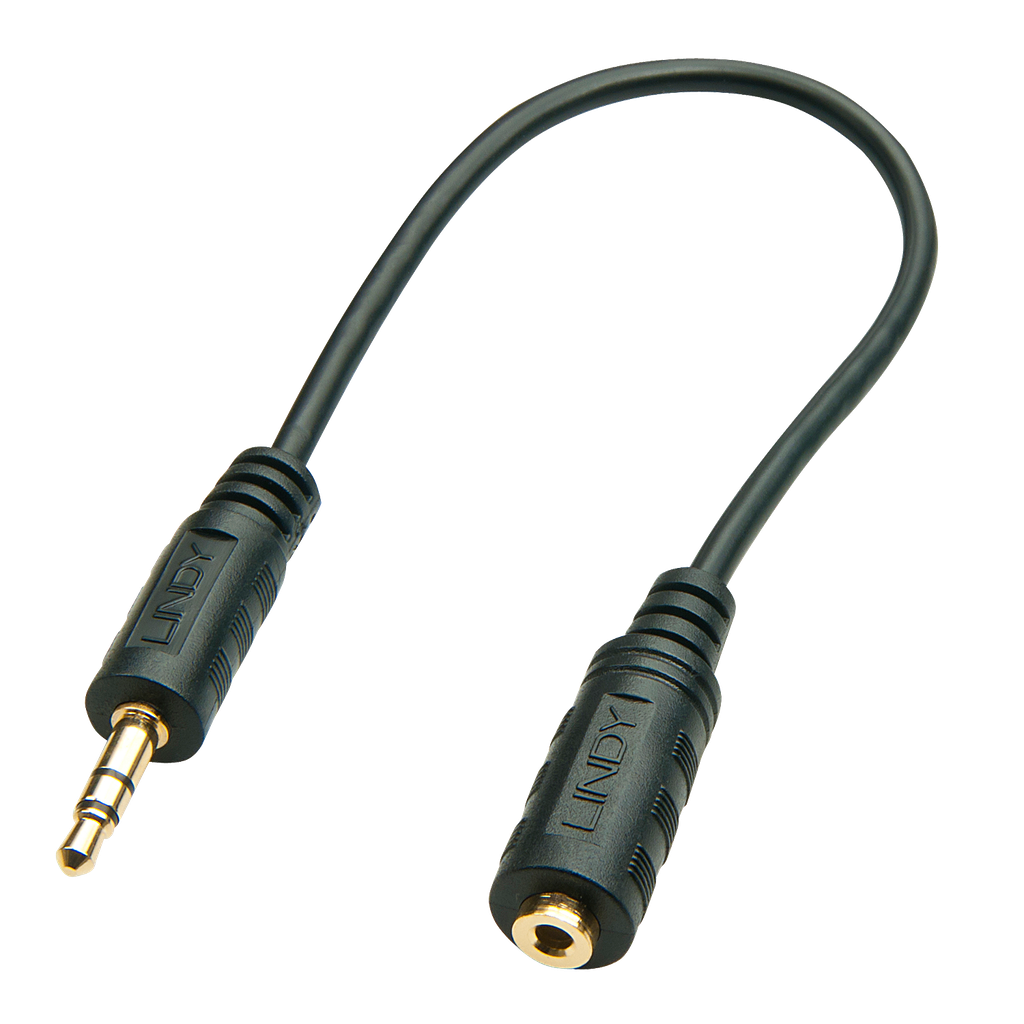 Üleminek 3.5mm (M) - 2.5mm (F) 0.2m, must