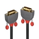 DVI-D Dual Link kaabel 3.0m, must, 2560x1600@60Hz, ANTHRA