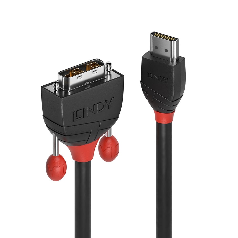 [36272] HDMI - DVI-D Single Link kaabel 2.0m, Black Line