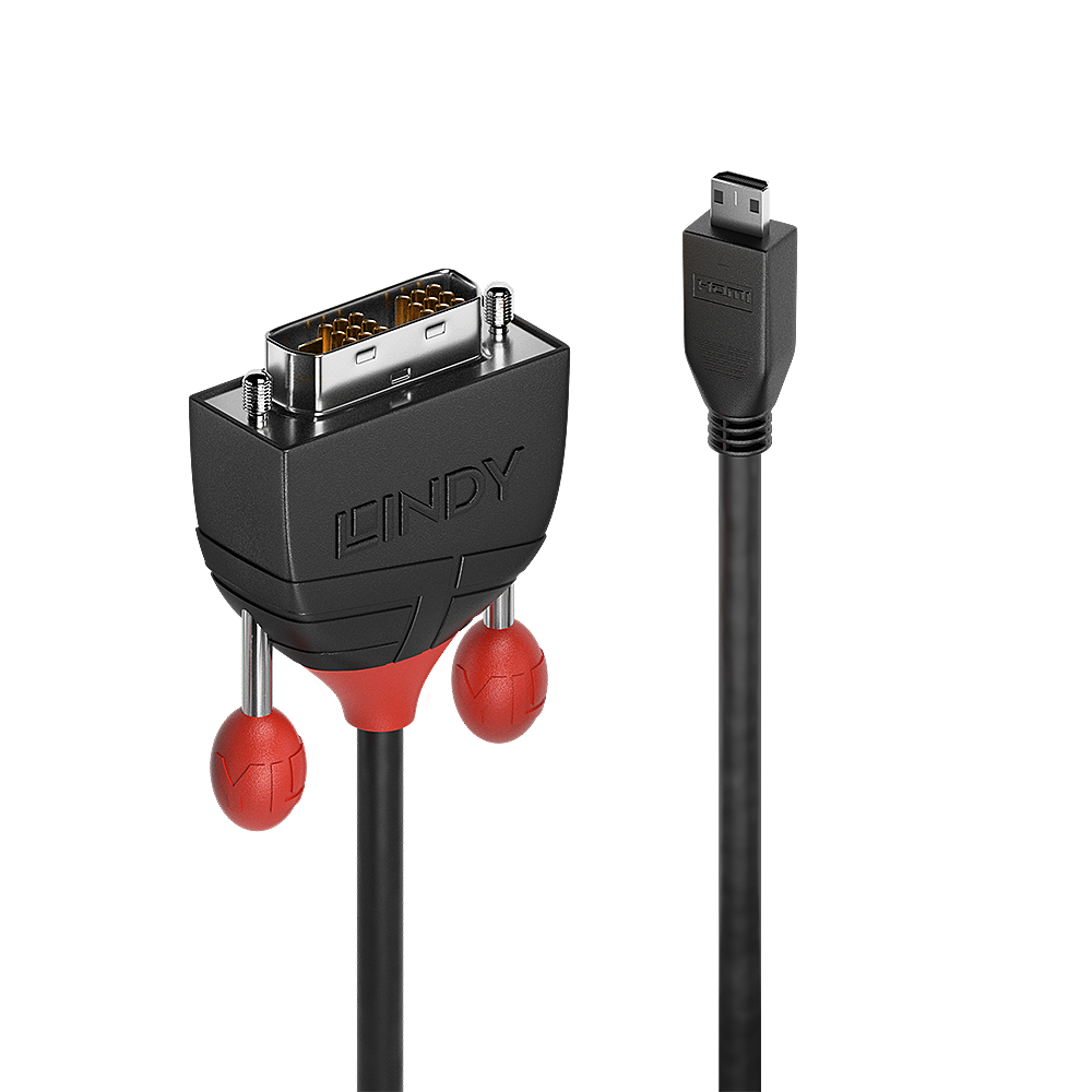 [36288] Micro HDMI - DVI-D Single Link kaabel 3.0m, Black Line