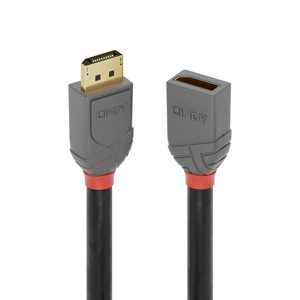 3m DisplayPort 1.4 Extension Cable, Anthra Line