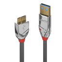 USB 3.0 kaabel A - Micro B 1.0m, CROMO
