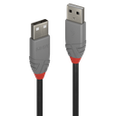 USB 2.0 kaabel A - A 2.0m, ANTHRA
