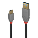 USB 2.0 kaabel A - C 1.0m, ANTHRA