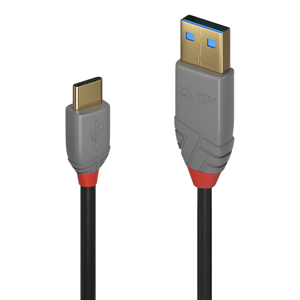 [36888] USB 2.0 kaabel A - C 3.0m, ANTHRA